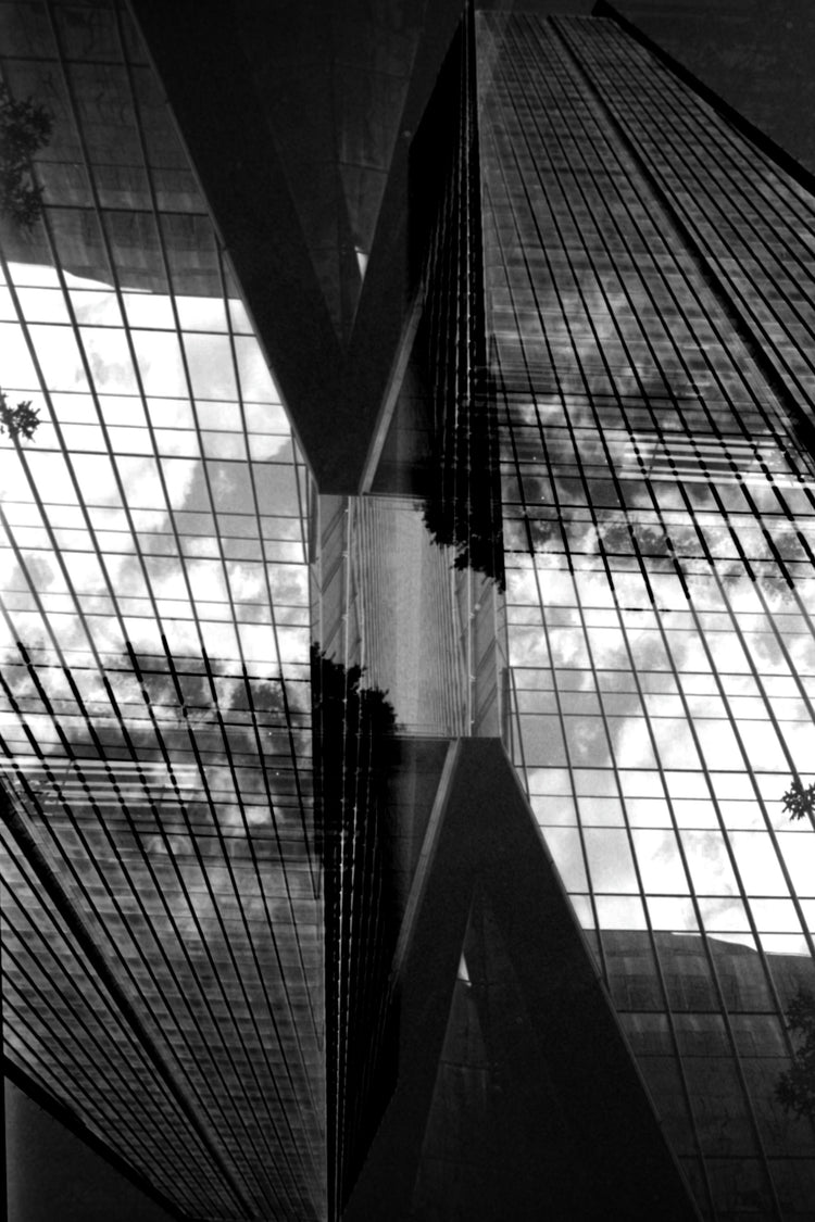 Untitled Double Exposure in Chicago by Justin Carpenter