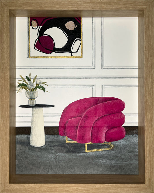 Have a Seat - Magenta Glam