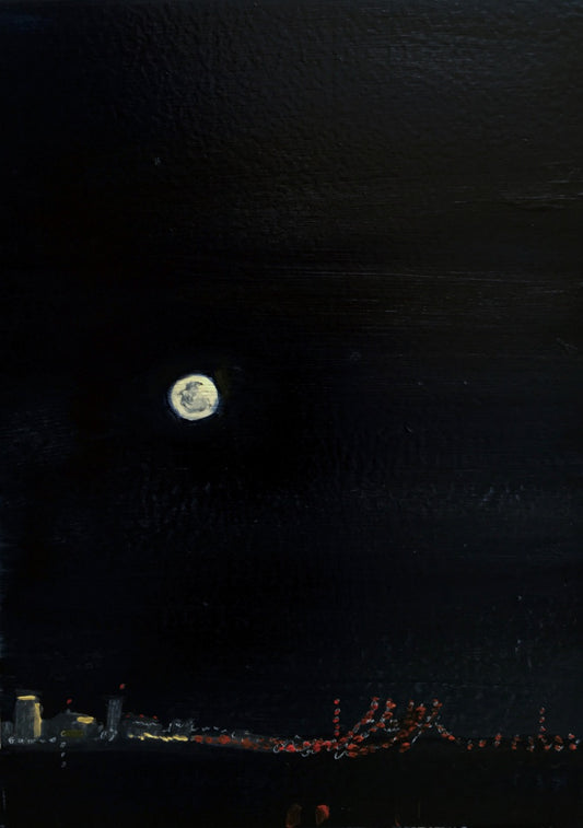 Full Moon Suspended Over NOLA