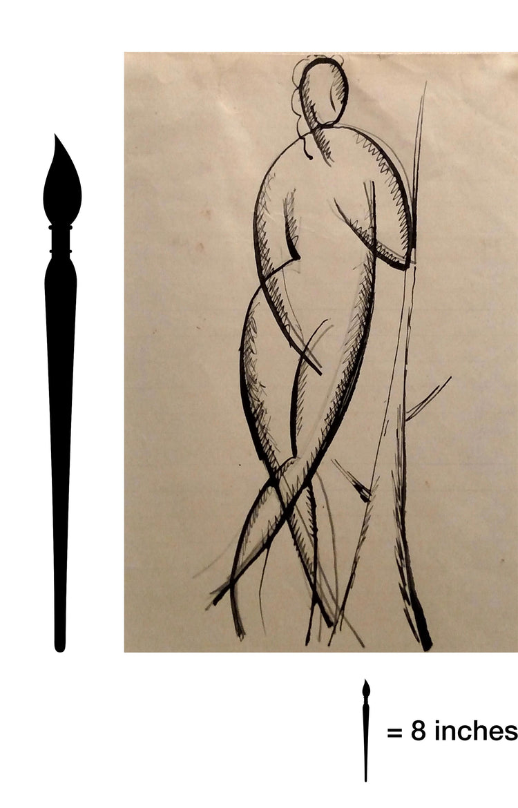 Untitled (Female Figure with Tree)