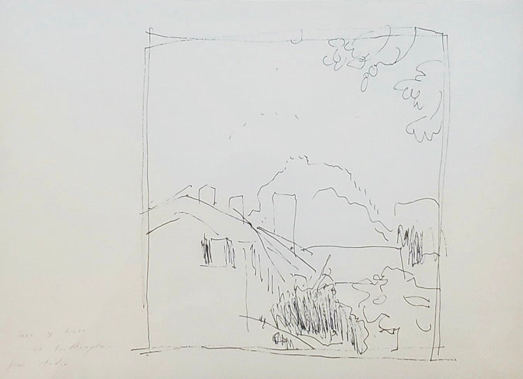 Study for House With Three Chimneys