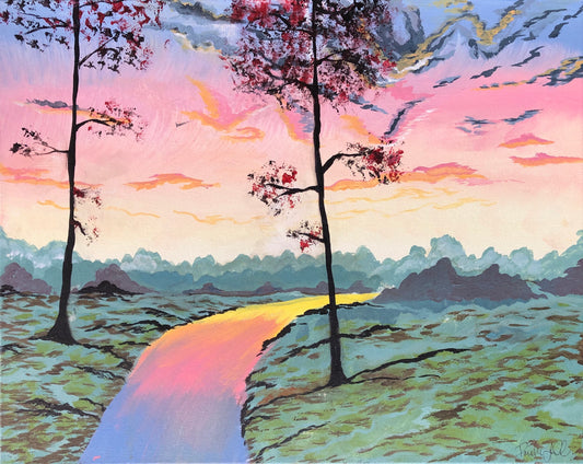 Sunset Trees