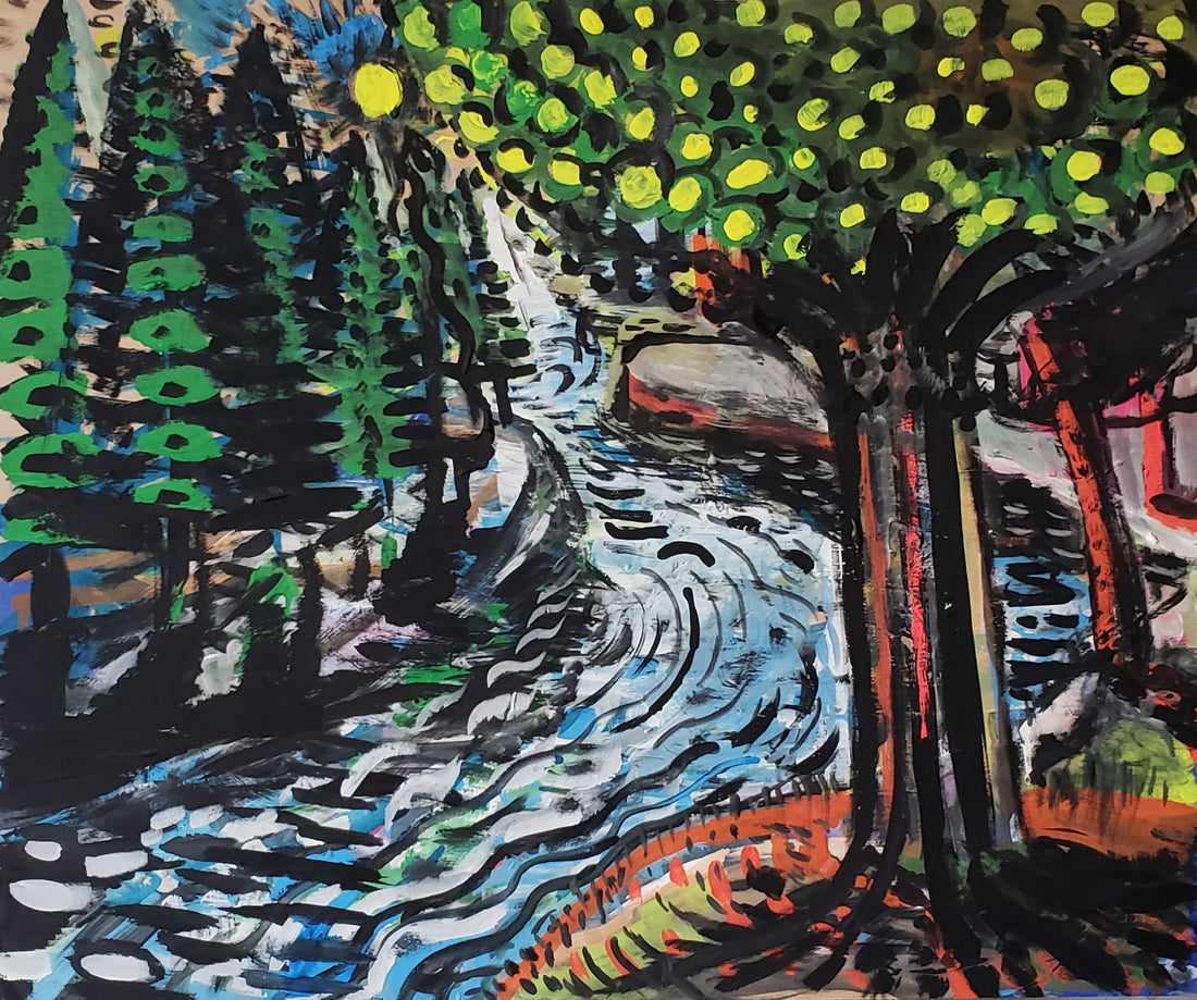 Moonlight on River