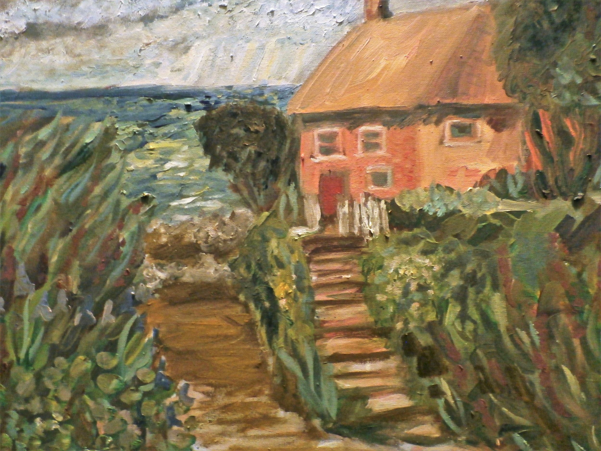 House with Iris