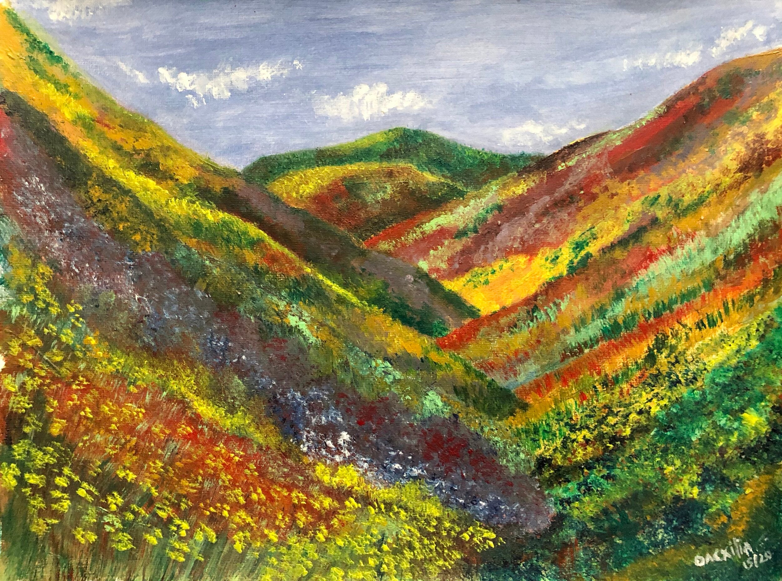 Romance between mountains