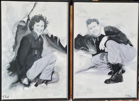 THRESHOLDS (diptych) by Rick Boshoven