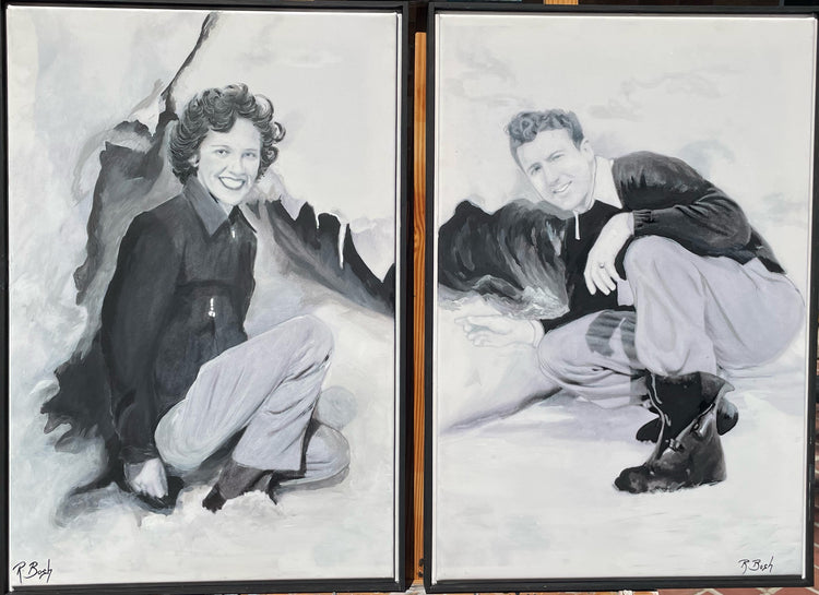 THRESHOLDS (diptych) by Rick Boshoven