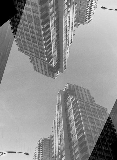 Untitled Double Exposure in Chicago by Justin Carpenter