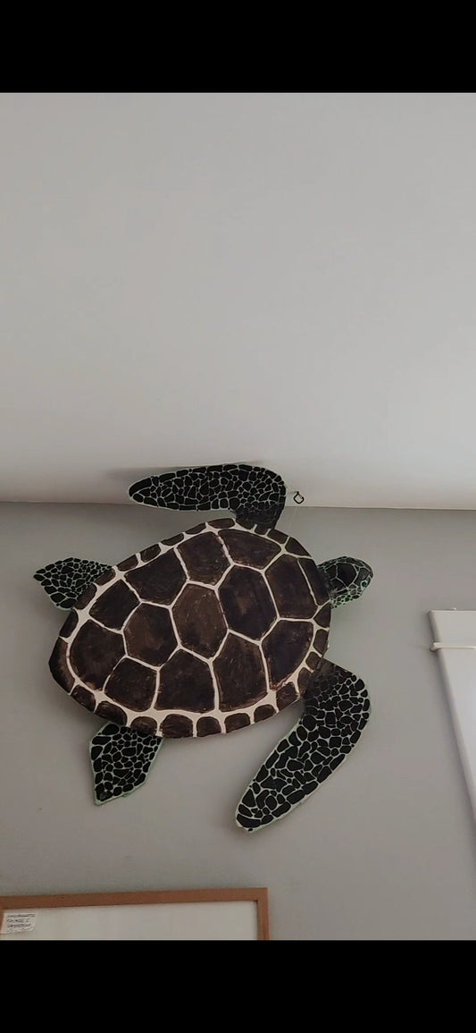 Ocean mache- sea turtle by Abigayle Hopkins