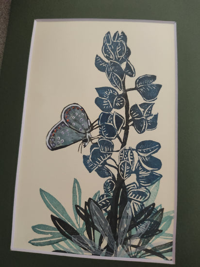 Lupine and Karner Blue by Kathryn Utter