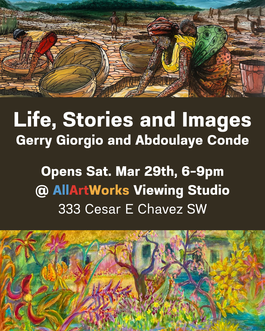 Life, Stories and Images : Gerry Giorgio and Abdoulaye Conde