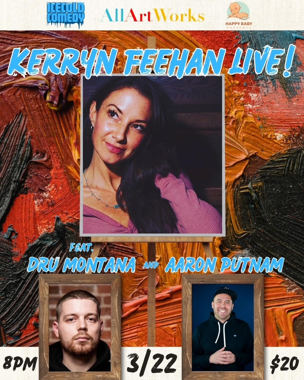 AllArtWorks Comedy Night with Kerryn Feehan