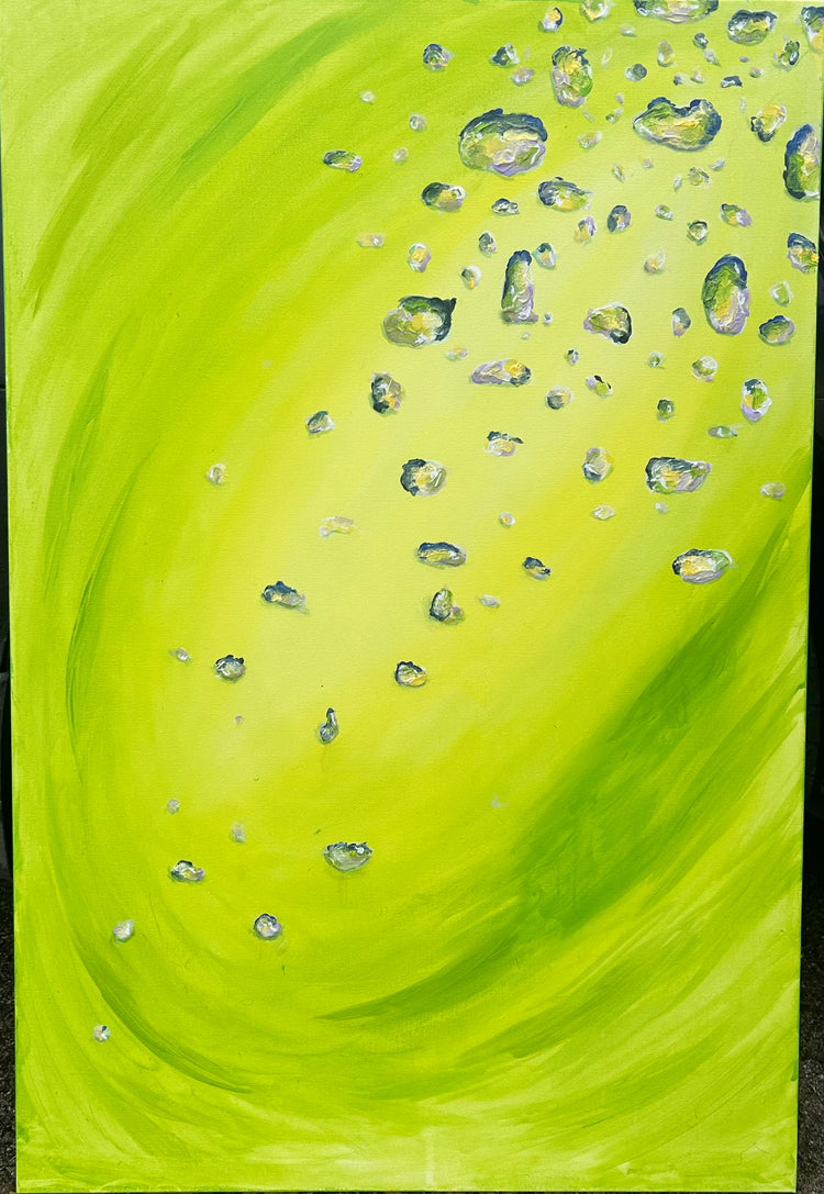 Untitled (left) by Megan Deichmanns.