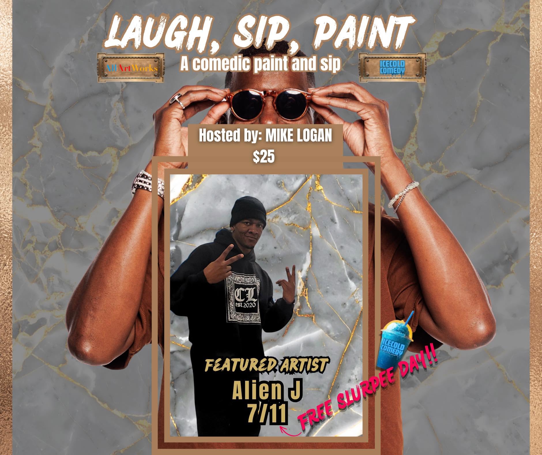 Laugh, Sip, Paint