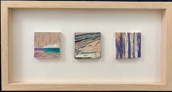 Three Sisters: Falling Stars, Northern Lights, Birch Forest by Lisa Powers