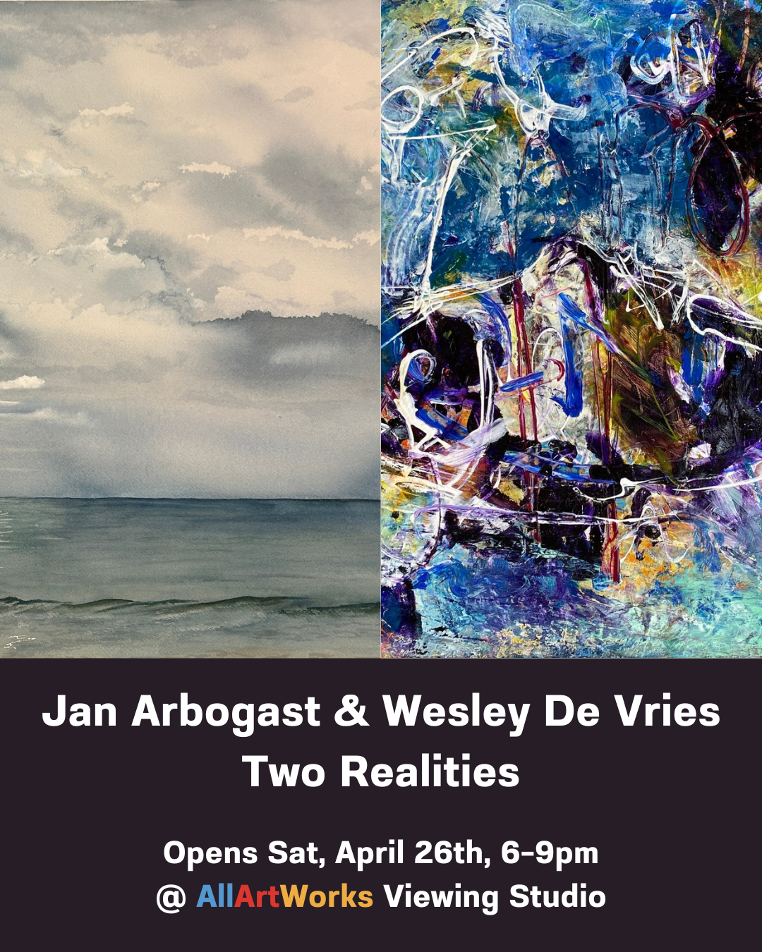 Two Realities : Jan Arbogast and Wesley De Vries