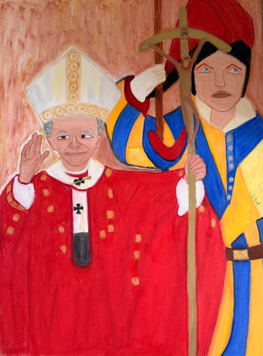 Poe Leo XIV and the Swiss Guard