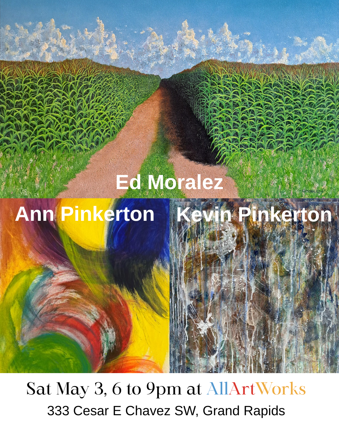 Ed Moralez, Ann Pinkerton and Kevin Pinkerton