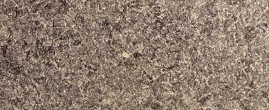 Static Labyrinth (Cosmic Microwave Background Radiation)  [E PLURBUS UNUM] by Casey Beyer