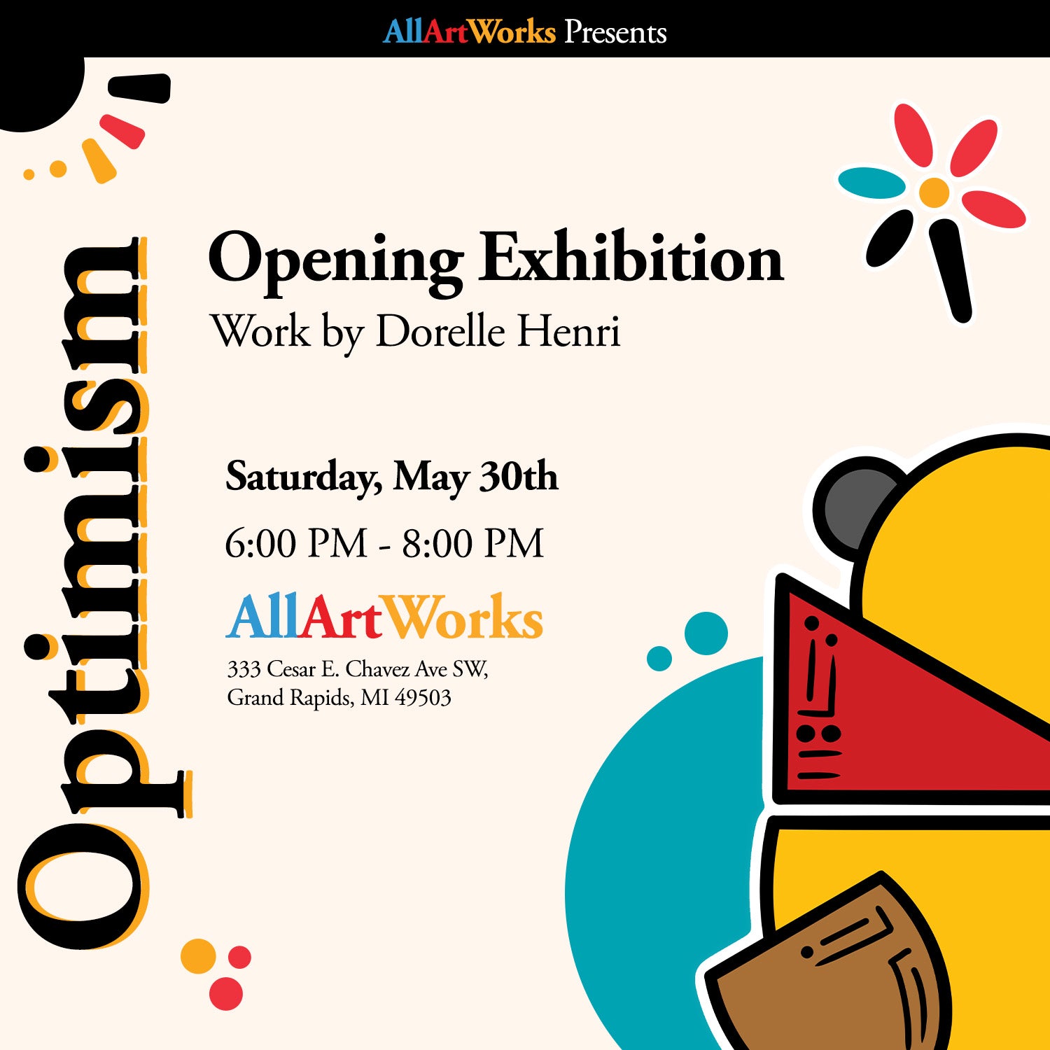 OPTIMISM, Work by Dorelle Henri