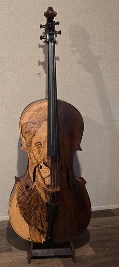 Lion Cello by Jessie Stevens