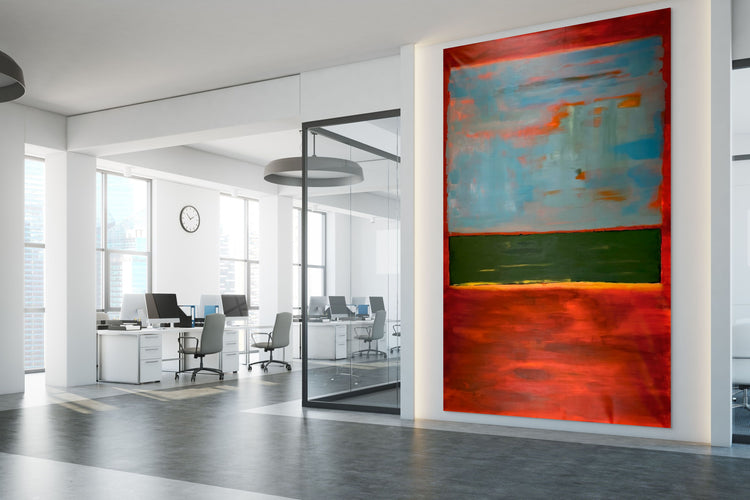 Field No. 05 (Vermillion) by Christopher duMond