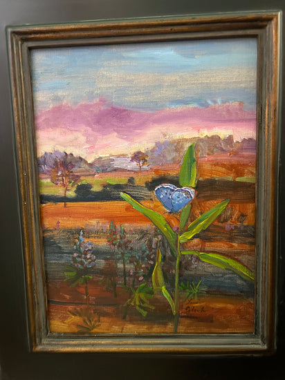 Butterfly Blends in Flowers by Lori McElrath Eslick