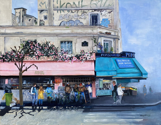 Fruit Sellers and Bakers in Paris