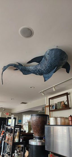Ocean mache-tiger shark by Abigayle Hopkins