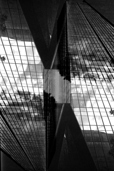 Untitled Double Exposure in Chicago by Justin Carpenter