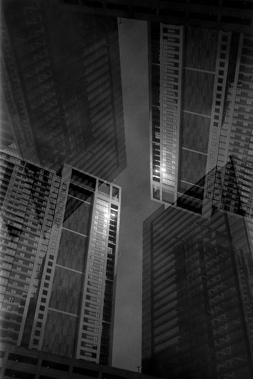 Untitled Double Exposure in Chicago by Justin Carpenter