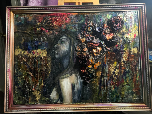 The women in the garden