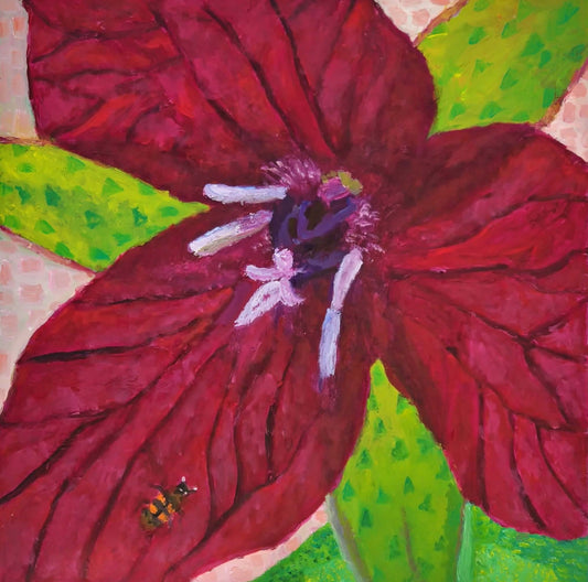 Red Trillium by Loretta Rolison, Krista McConkey