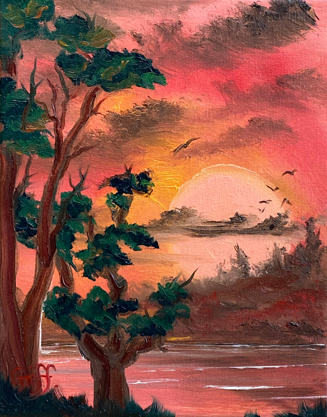 Tropical Peach Sky