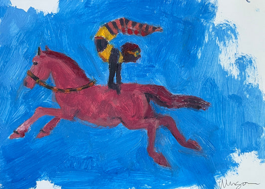 Acrobat on a Pink Horse