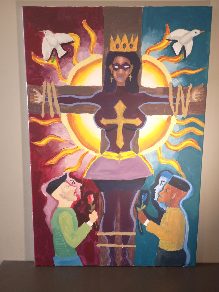 Saint Amethyst by Gershon Clay