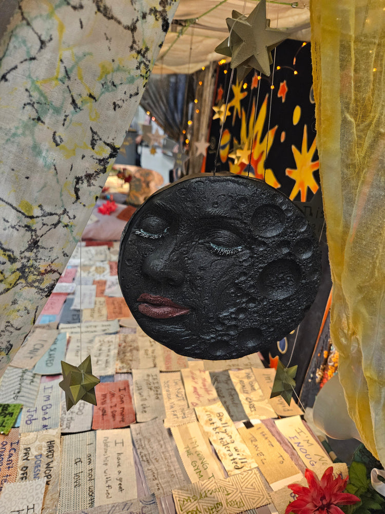 Bed of Lies- moon and 7 3d stars by Nicole Coman & Tricia Zeno