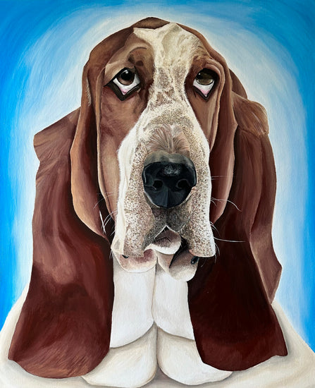 Basset Hound by Audrey Gale