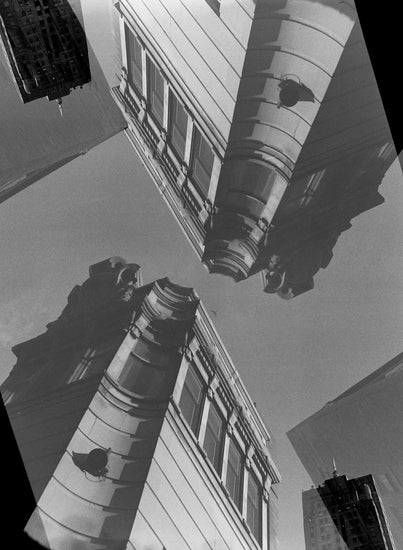 Untitled Double Exposure in Chicago by Justin Carpenter