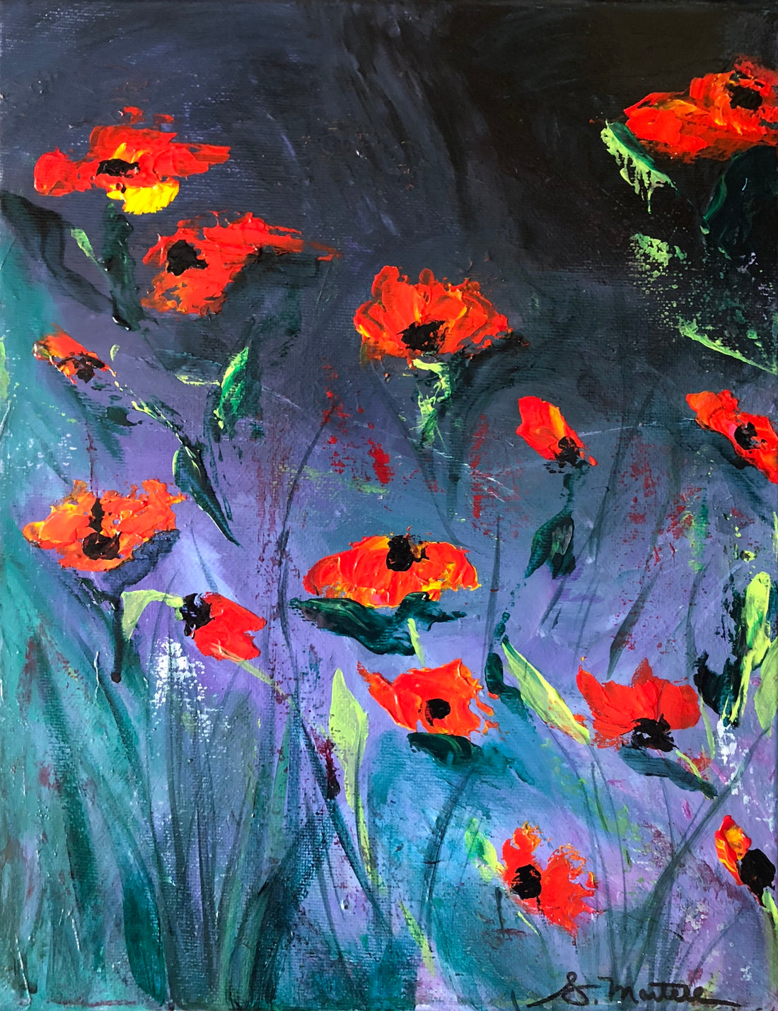 Evening Poppies