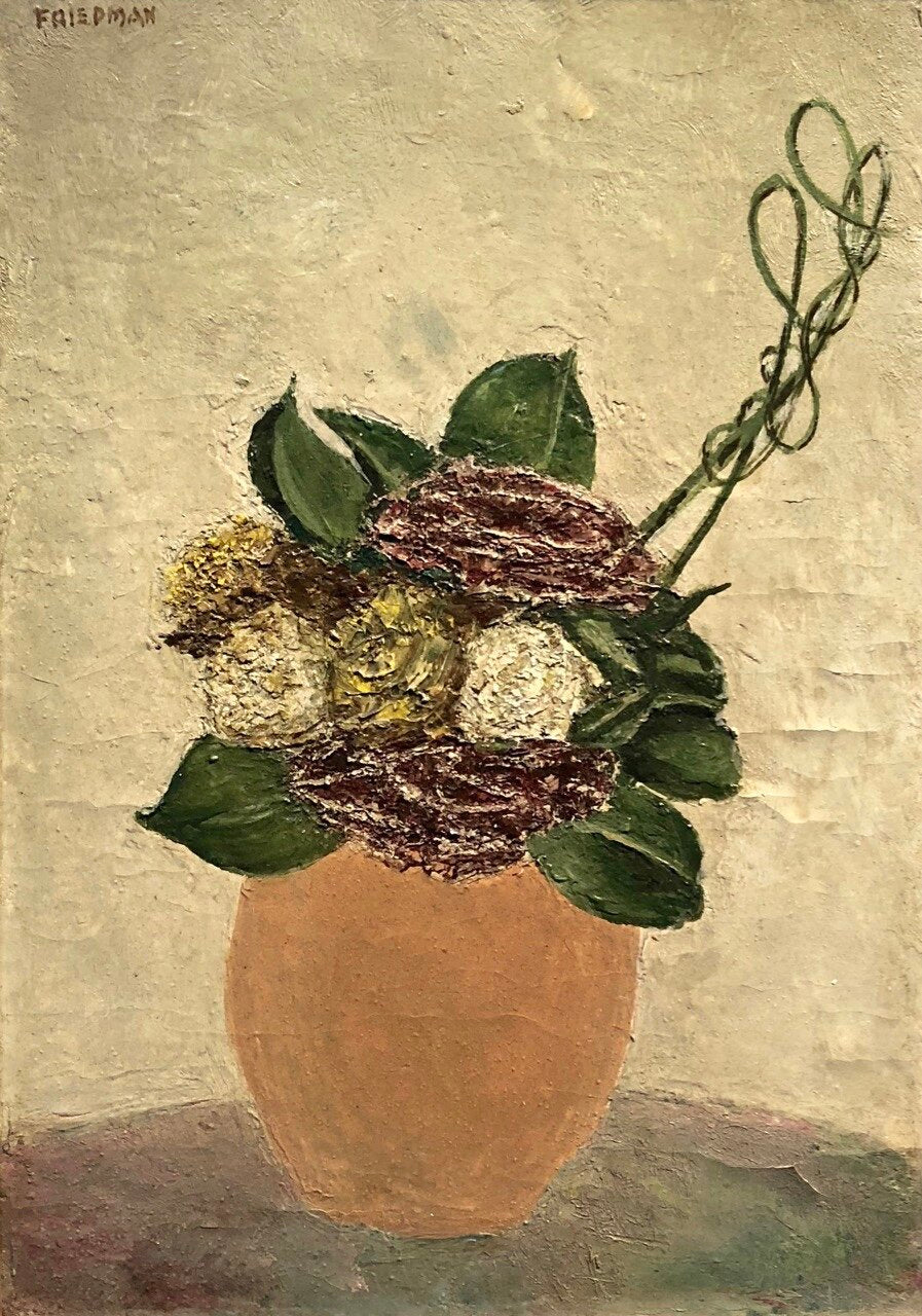 Still Life in a Terra Cotta Vase