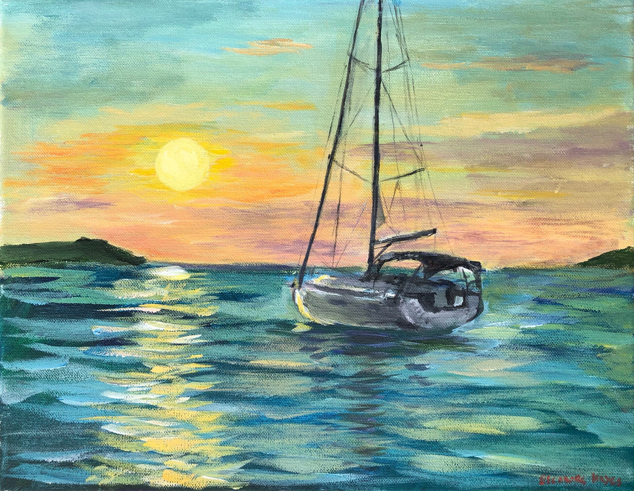 Sailing at Sunset