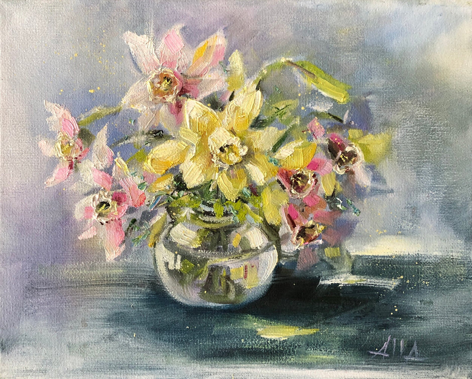 Daffodils in Vase