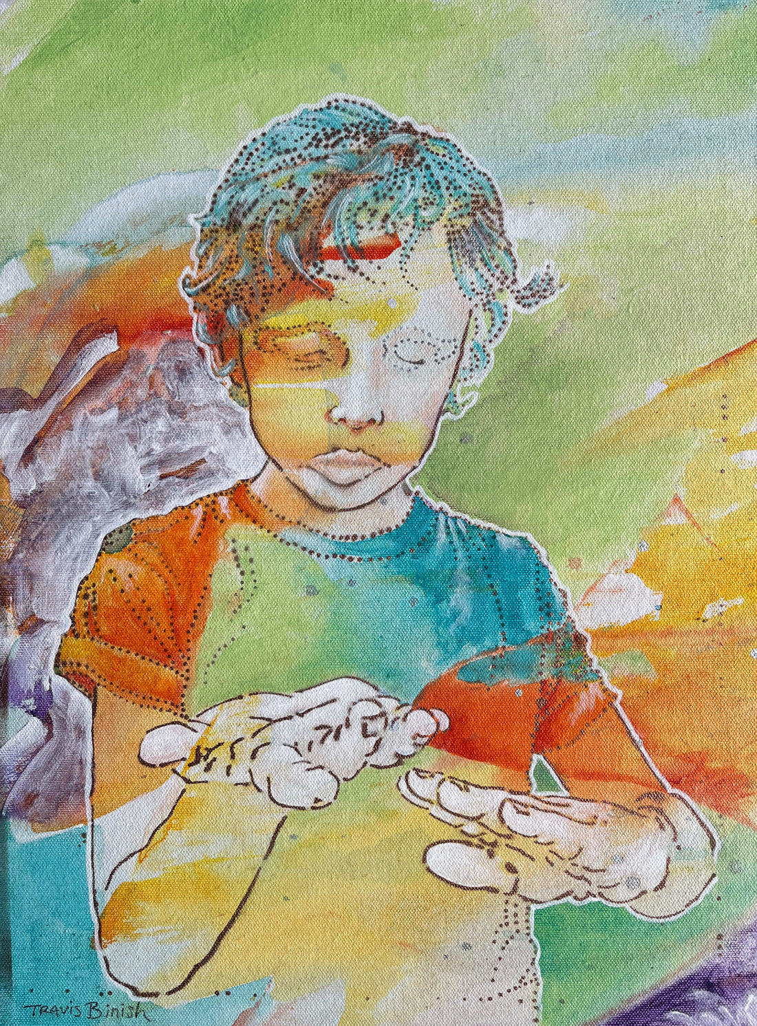 Portrait of a 5yr-old