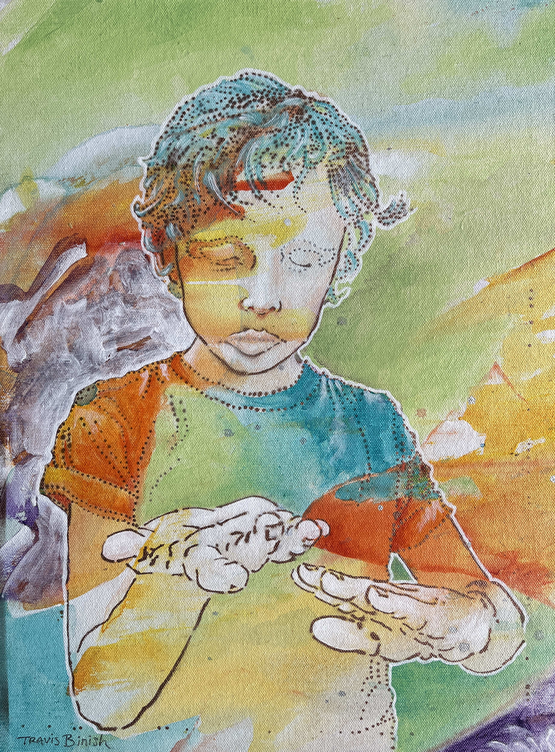 Portrait of a 5yr-old